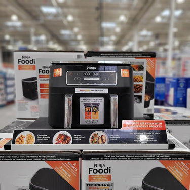 Image of Ninja Foodi 4-in-1 8-qt. 2-basket Air Fryer with DualZone Technology - 1 x 8.667 Kilos